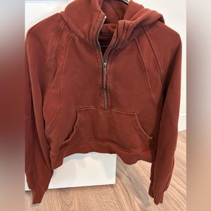 Lululemon red scuba hoodie. Size S-M